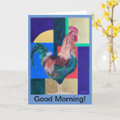 Carte Bonjour (Fleur jaune)