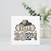 Carte Bonjour 2024 Ouest (Debout devant)