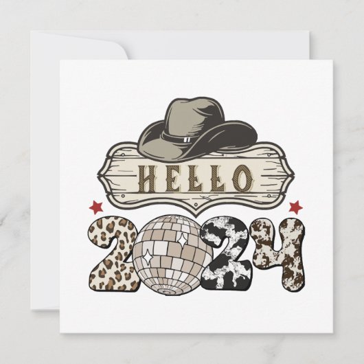 Carte Bonjour 2024 Ouest (Devant)