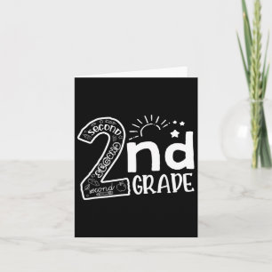 Carte Bonjour À Enseignants De 2E Année Garçons Et Équip