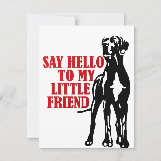 Carte bonjour à mon petit ami (Devant)
