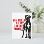 Carte bonjour à mon petit ami (Debout devant)