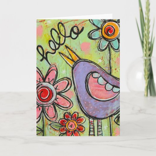 Carte Bonjour ami (Devant)