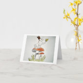 Carte Bonjour ami (Fleur jaune)