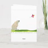 Carte Bonjour, Ami ! avec message (Dos)