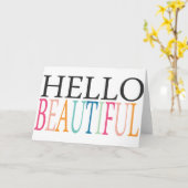 CARTE BONJOUR BEAUX COMPLIMENTS EXPRESSIONS SENTIMENTS S (Fleur jaune)