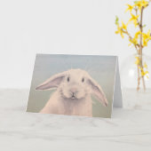 Carte Bonjour Bunny (Fleur jaune)