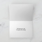 Carte Bonjour chat noir sur la musique (Intérieur)