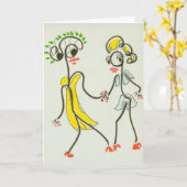 CARTE BONJOUR CUTIE (Fleur jaune)