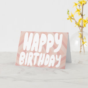 Carte BONJOUR D'ANNIVERSAIRE Bulles Lettres Anniversaire