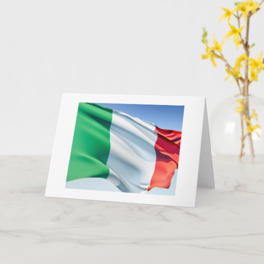 CARTE BONJOUR D'ANNIVERSAIRE ITALIEN BUON COMPLEANNO (Fleur jaune)