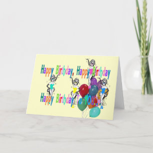 Carte BONJOUR D'ANNIVERSAIRE LAS VEGAS Card