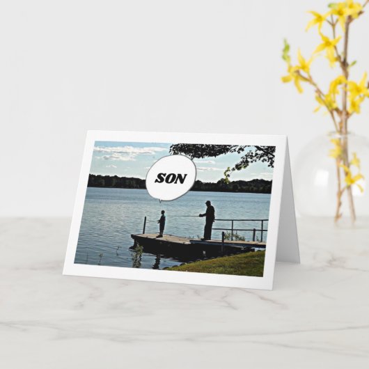 CARTE BONJOUR D'ANNIVERSAIRE **SON** JETTE CETTE LIGNE ! (Fleur jaune)