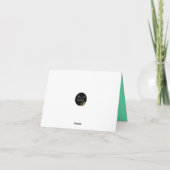 Carte Bonjour dans Light Trail et Sky Folted Greeting Ca (Dos)