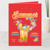 Carte Bonjour été (Devant)