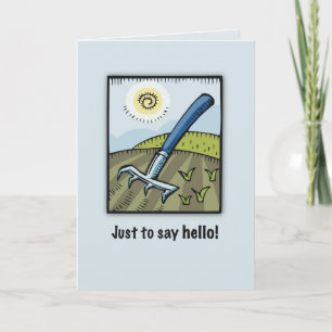 Carte Bonjour Gardener