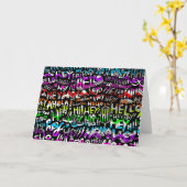 Carte Bonjour Hola Bonjour (Fleur jaune)