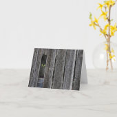 Carte Bonjour Là... (Fleur jaune)