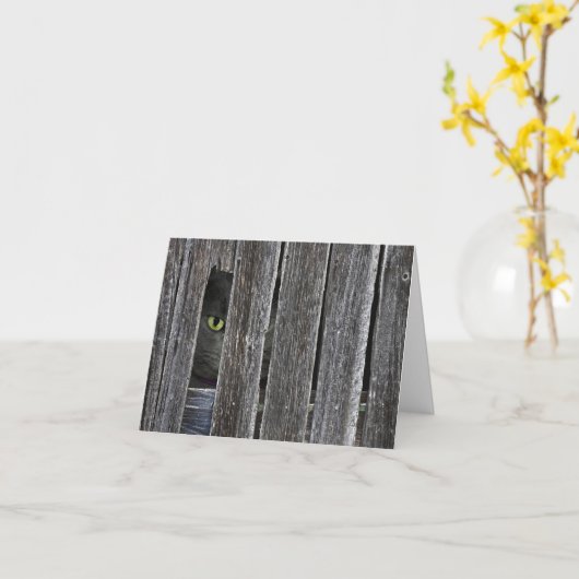 Carte Bonjour Là... (Fleur jaune)