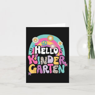 Carte Bonjour Maternelle Byck To School Teacher Garçon F