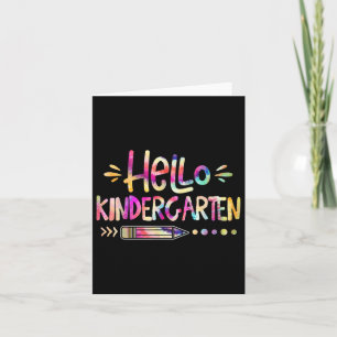 Carte Bonjour Maternelle Premier Jour Retour À L'École C