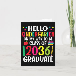 Carte Bonjour maternelle Retour À L'École Cl De 2036 Cro