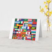 Carte Bonjour monde :) (Fleur jaune)