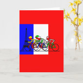 Carte Bonjour, Paris (Fleur jaune)