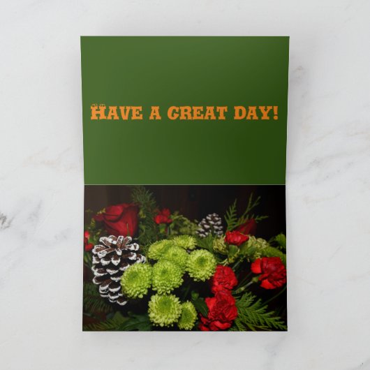 Carte Bonjour soleil (Intérieur)