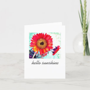 Carte bonjour soleil