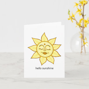 Carte Bonjour Sunshine
