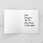 Carte Bonjour Toutou (Intérieur)