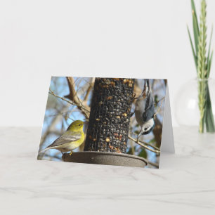 Carte Bonjour !  Vide à l'intérieur