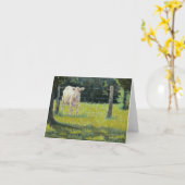 Carte "Bonjour, Voisin" (Fleur jaune)