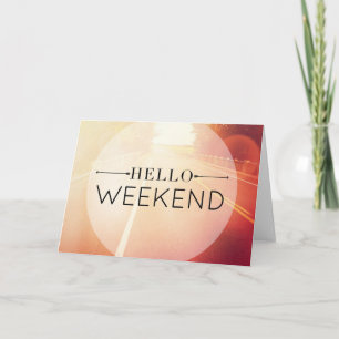 Carte Bonjour week-end 3