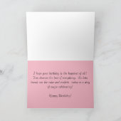 Carte Bonne 100e anniversaire de la photographie Rose (Intérieur)