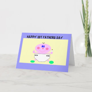Carte , Bonne 1ère Fête des pères