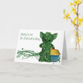 Carte Bonne 1ère St Patrick's Day (Fleur jaune)