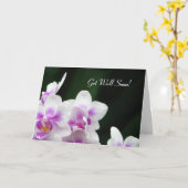 Carte Bonne amélioration bientôt Floral Grey Card (Fleur jaune)