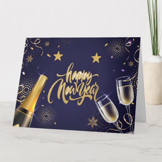 Carte Bonne année  (Devant)