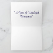 Carte Bonne année  (Intérieur)