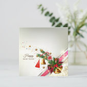 Carte Bonne année (Debout devant)