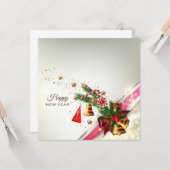 Carte Bonne année (Devant/Arrière en situation)