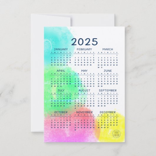 Carte Bonne année ! (Dos)