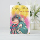 Carte Bonne année ! (Debout devant)
