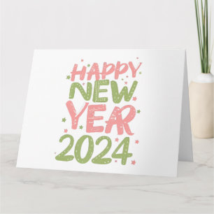 Carte Bonne année 2024