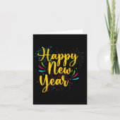 Carte Bonne année 2025 Gold Fun Festive Funny Party C (Devant)