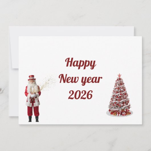 Carte Bonne Année 2026 (Devant)