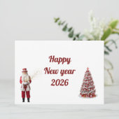 Carte Bonne Année 2026 (Debout devant)