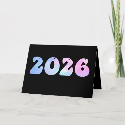 Carte Bonne année 2026 (Devant)